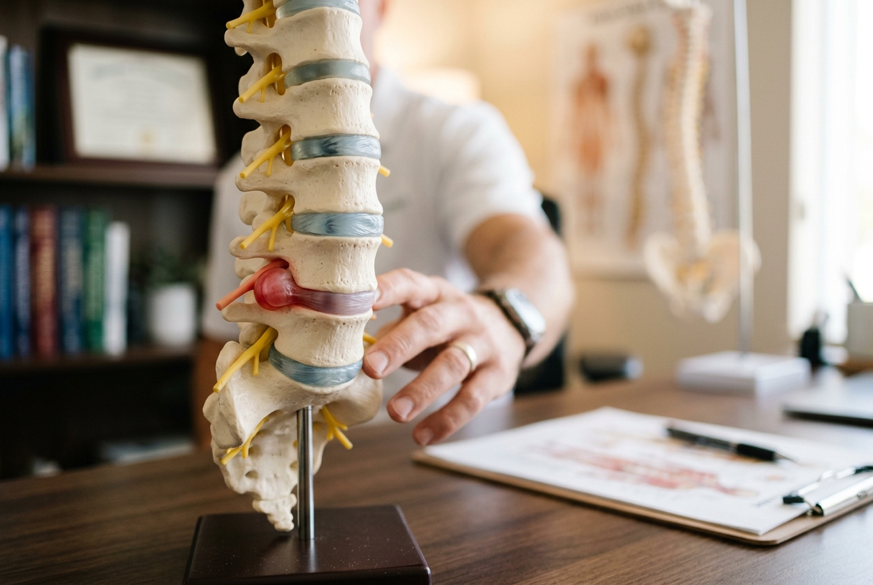 Featured image for Hernia discal: síntomas, causas y tratamiento