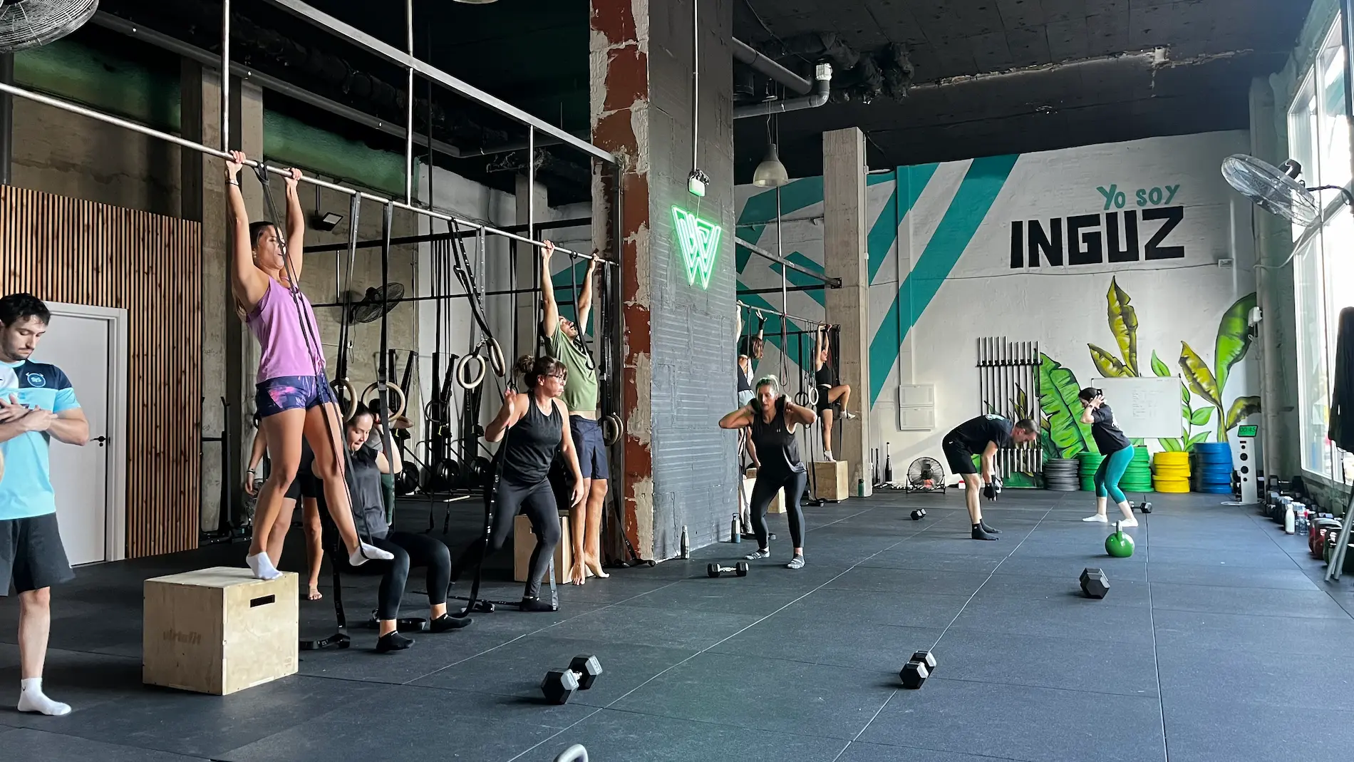 Clase de entrenamiento funcional